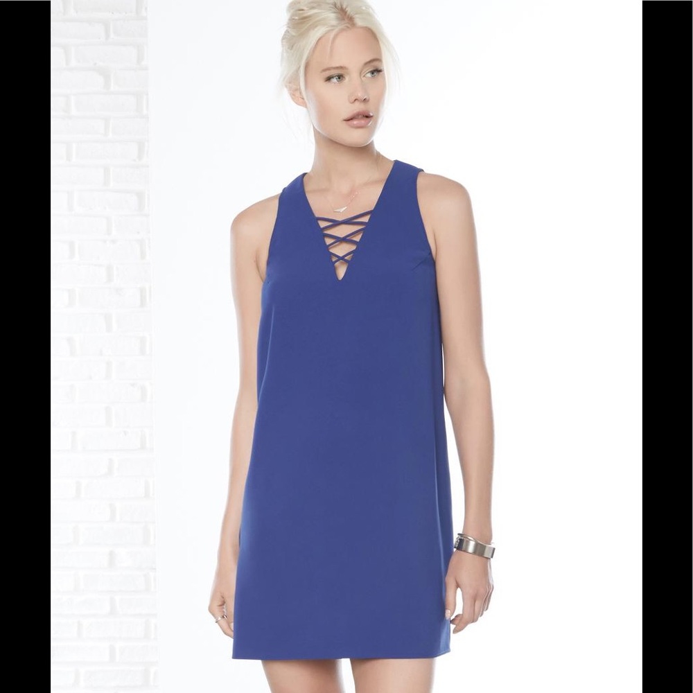 FIFTEEN TWEEN BLUE SHEATH DRESS LARGE NEW!!!